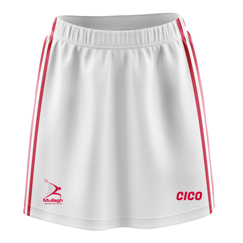 Mullagh White Badminton Skort