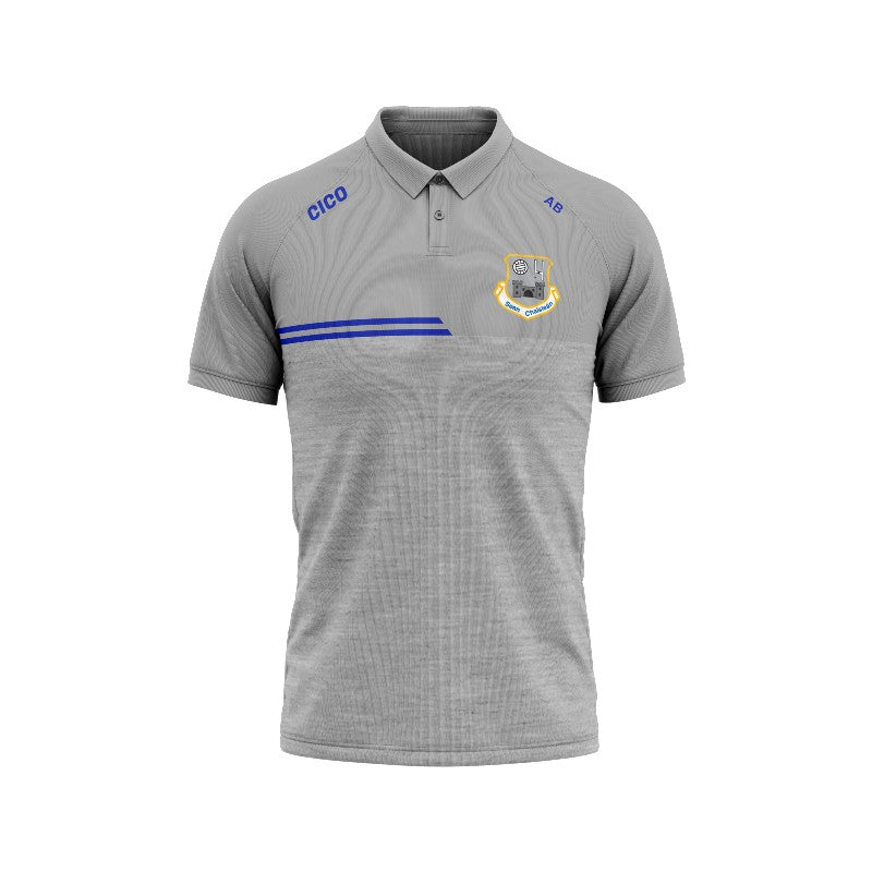 Oldcastle GAA & LGFA Kid's Silver Polo Shirt
