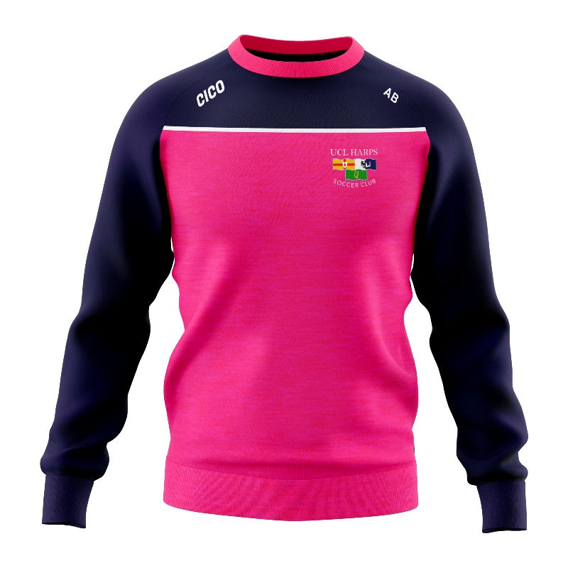 UCL Harps Unisex Pink Crewneck