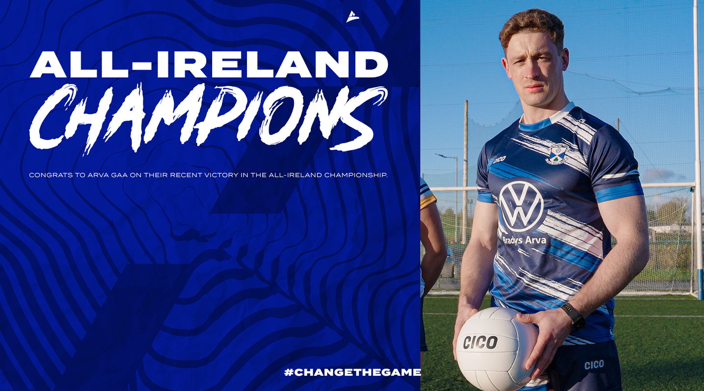 Arva Gaa celebrating their All-Ireland victory in Croke Park, Dublin. Proudly provided with teamwear from Cico Sports, Cavan.