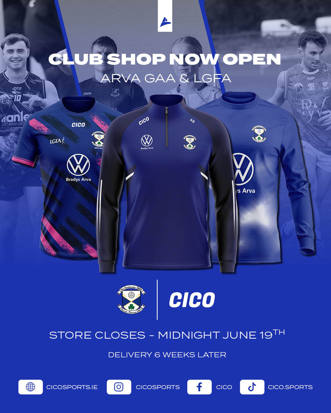 Arva GAA & LGFA Club Shop