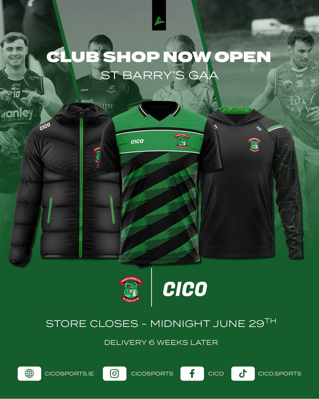 St Barrys GAA Club Shop