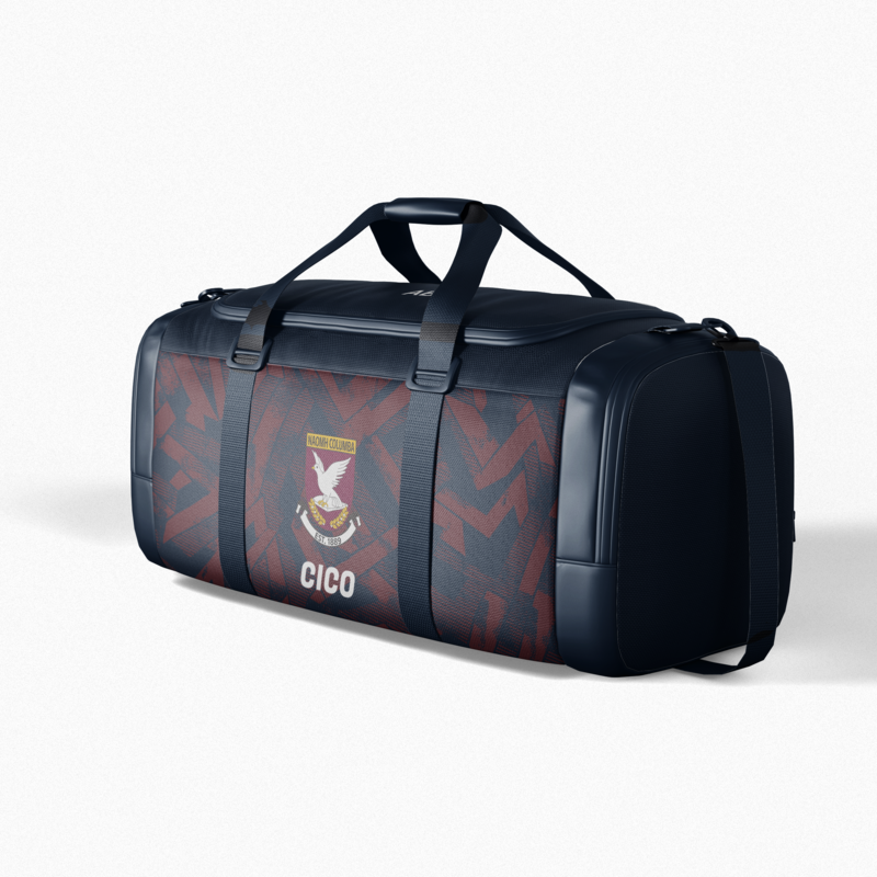 Mullinalaghta St Columba's GAA navy and maroon gear bag