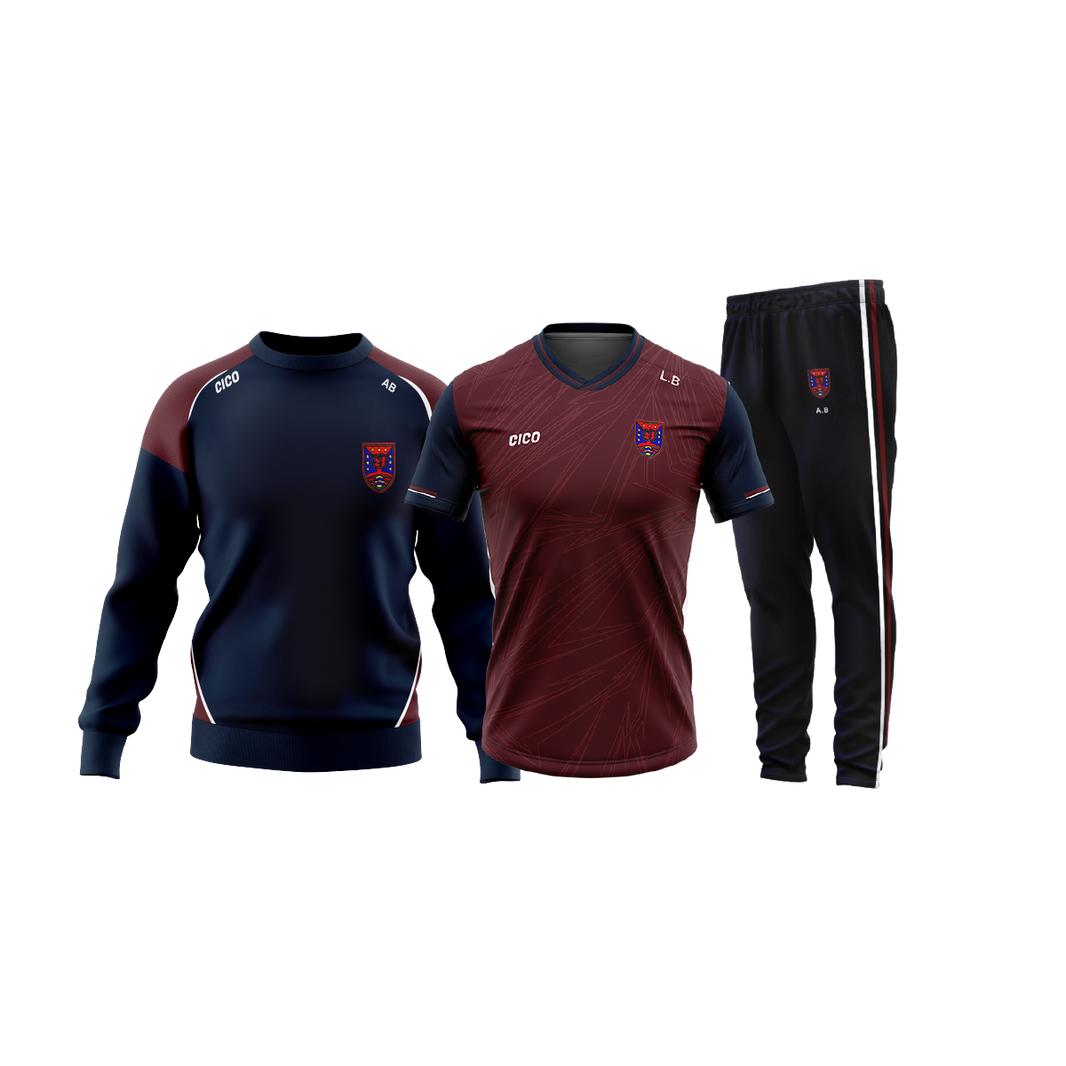 Bailieborough CS Adult Maroon Jersey PE Pack