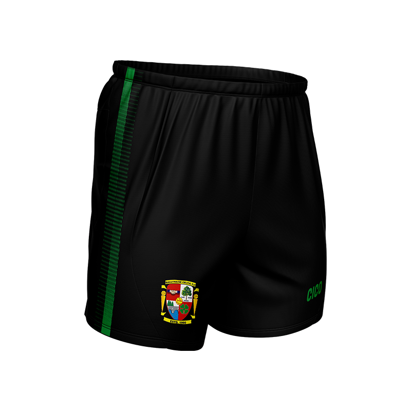 Ballyhaise Celtic FC black soccer shorts