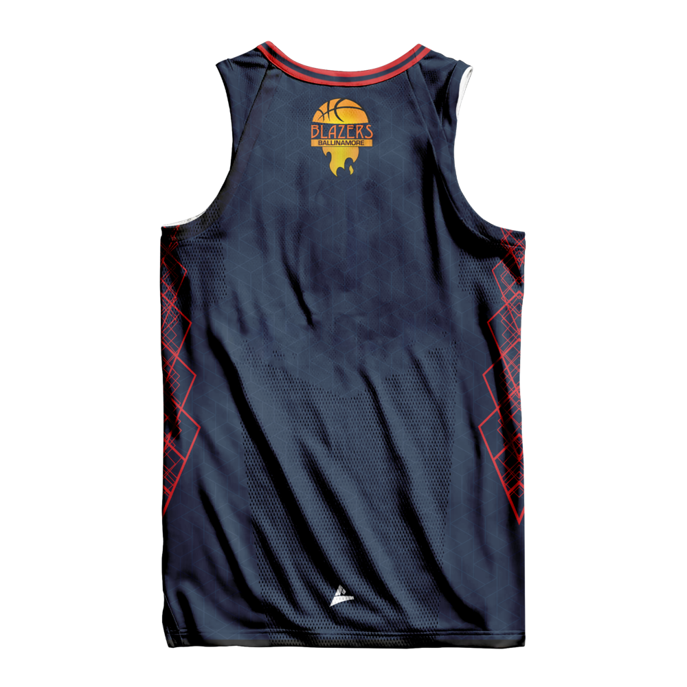 Ballinamore Blazers Unisex Basketball Jersey back