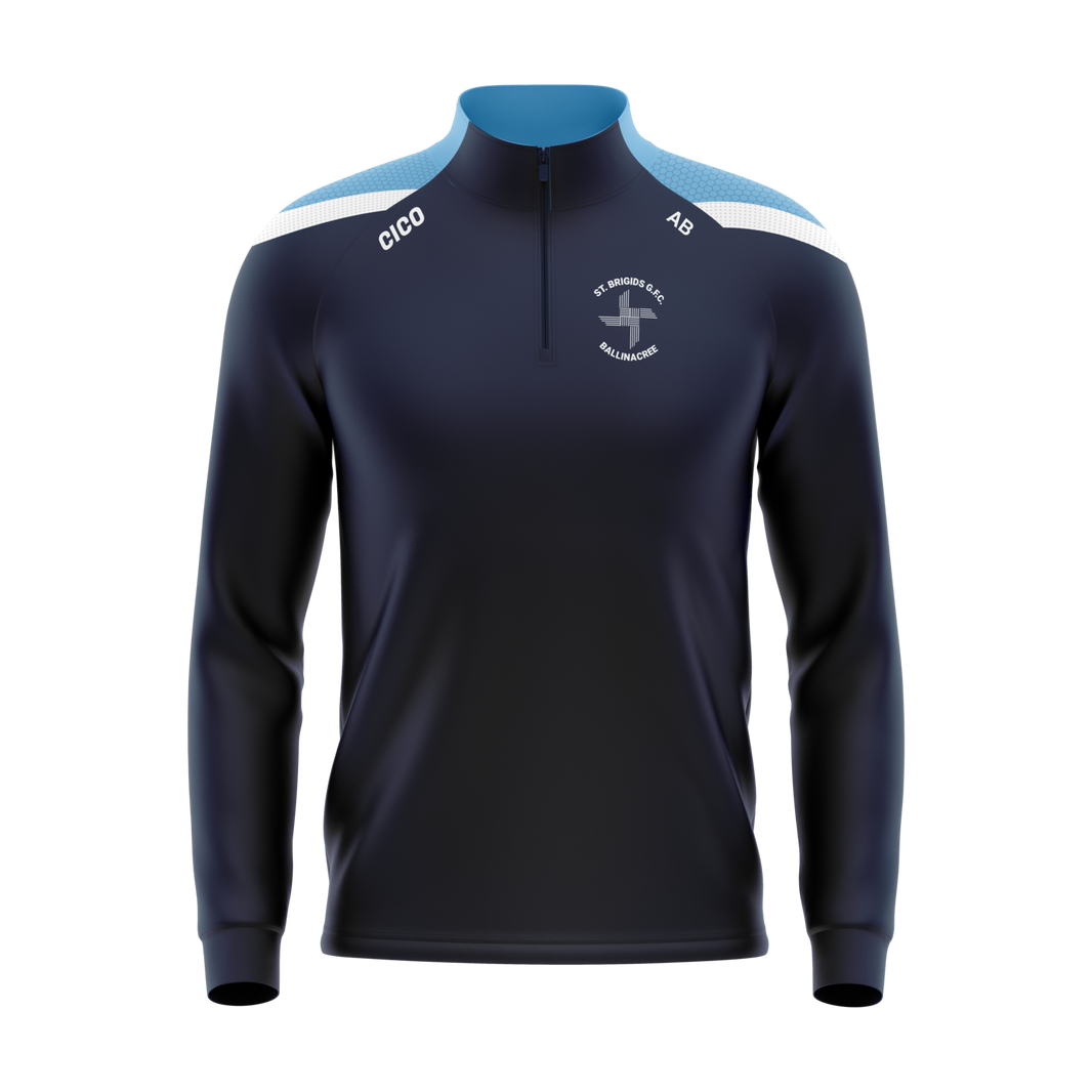 St Brigids GFC  Kid's Half Zip