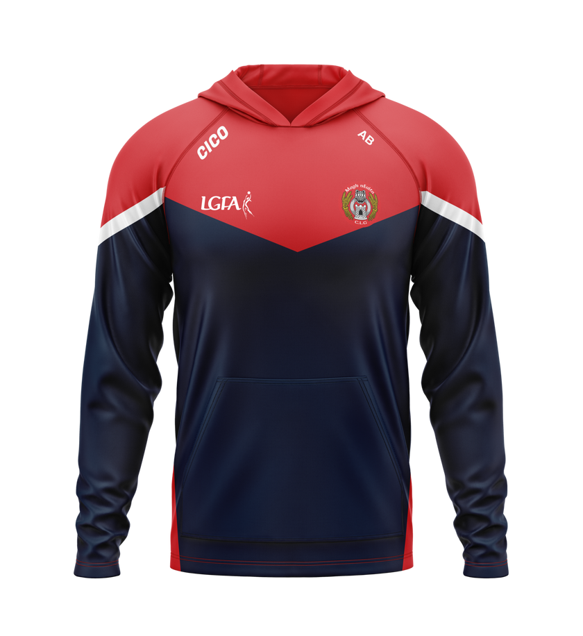 Moynalty LGFA Hoodie with LGFA logo and club crest - Moynalty GAA & LGFA club shop