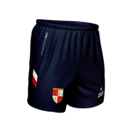 Ballinlough GFC navy leisure shorts with zip pocket