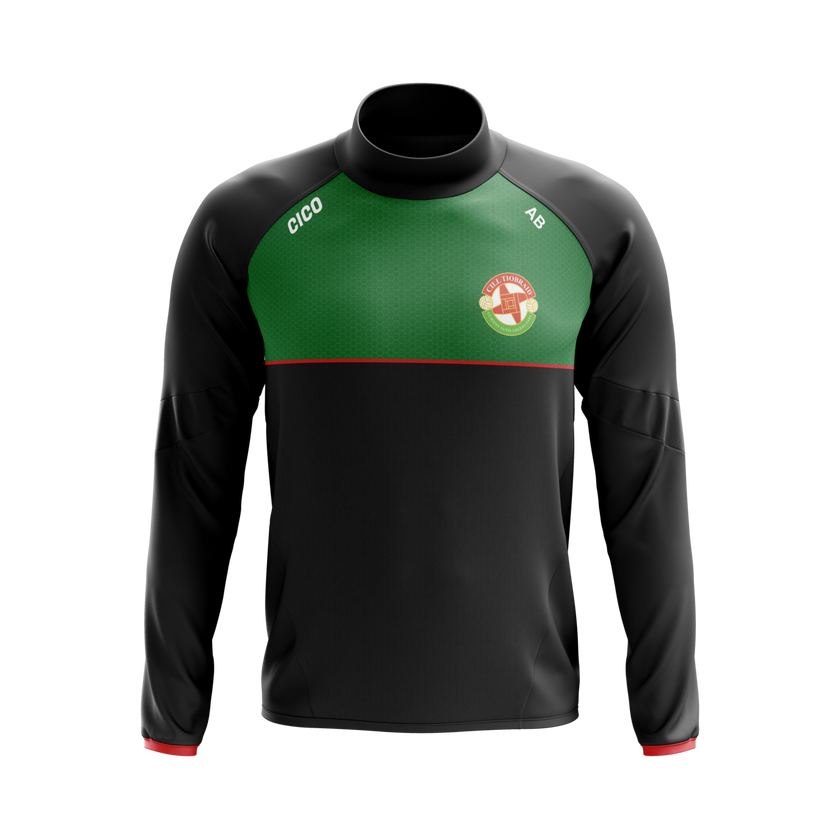 Kiltubrid GAA black and green windcheater