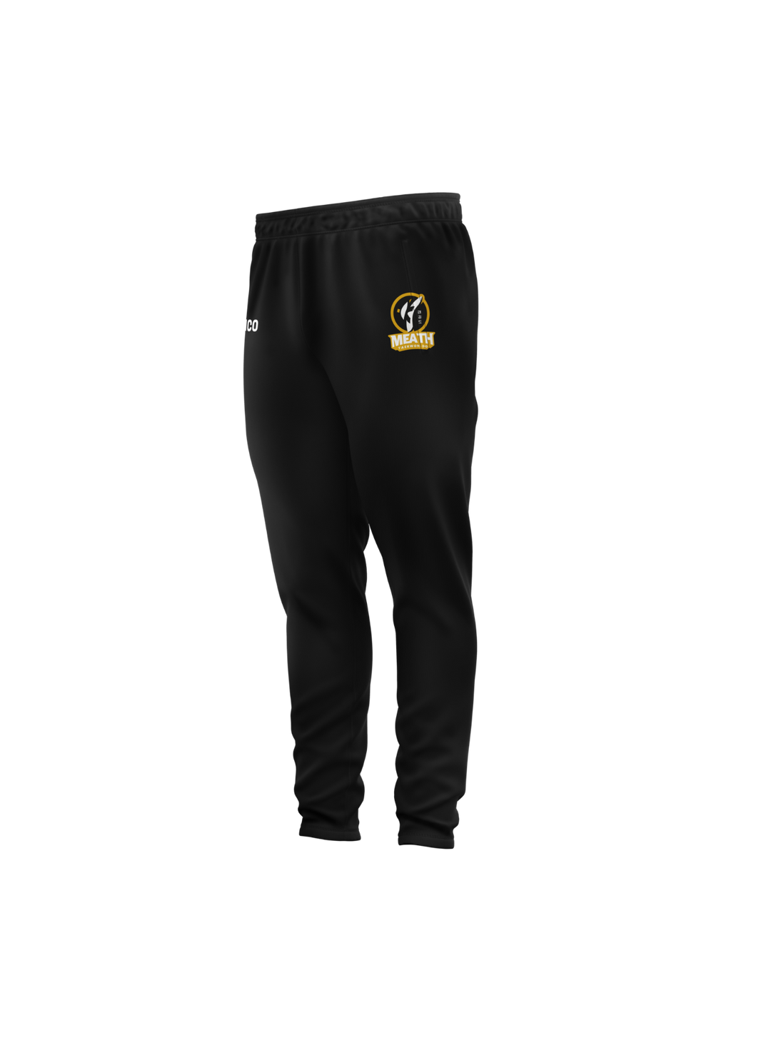 Meath Taekwondo kid's black skinnies with club crest