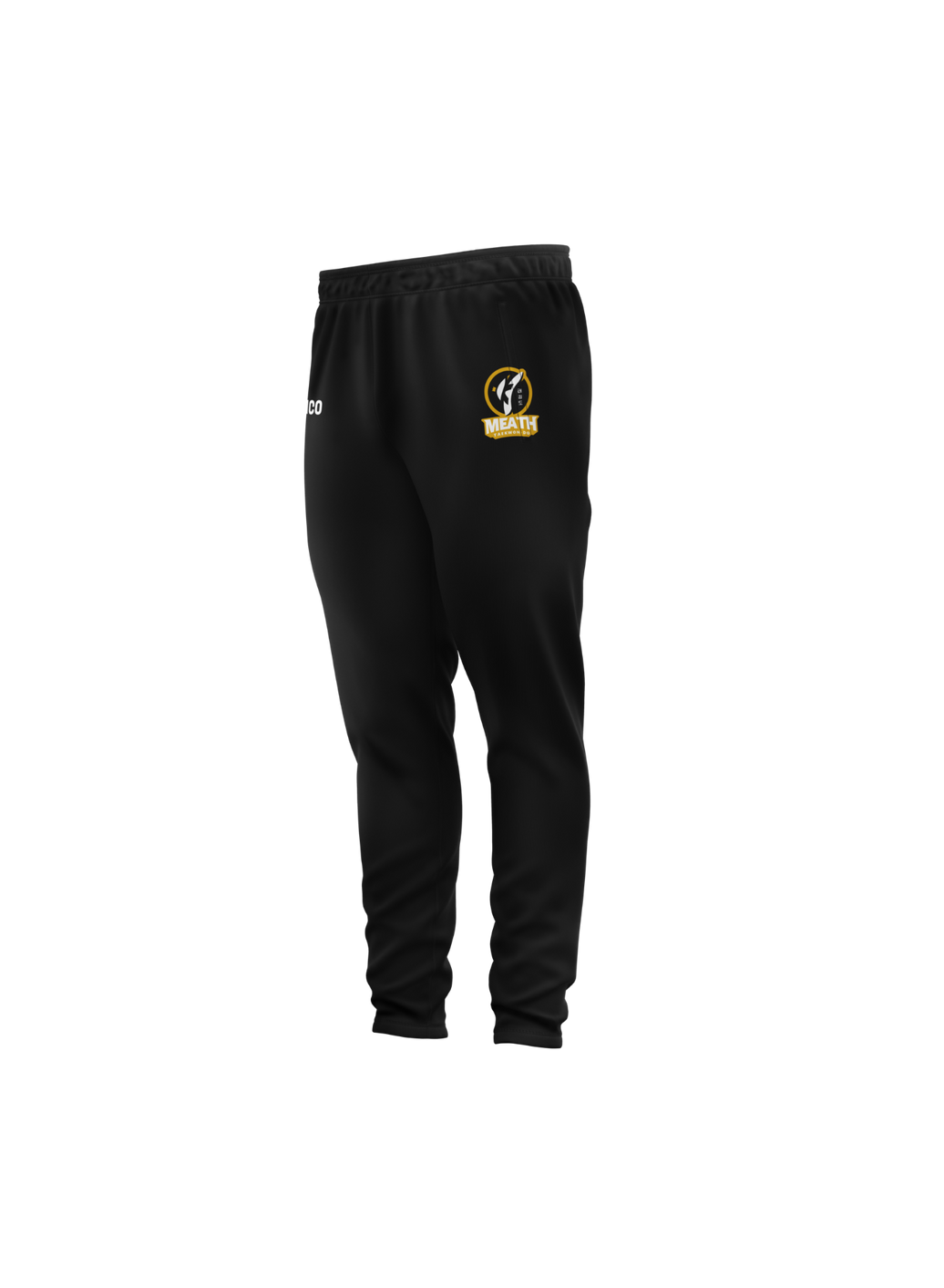 Meath Taekwondo unisex black skinnies with club crest