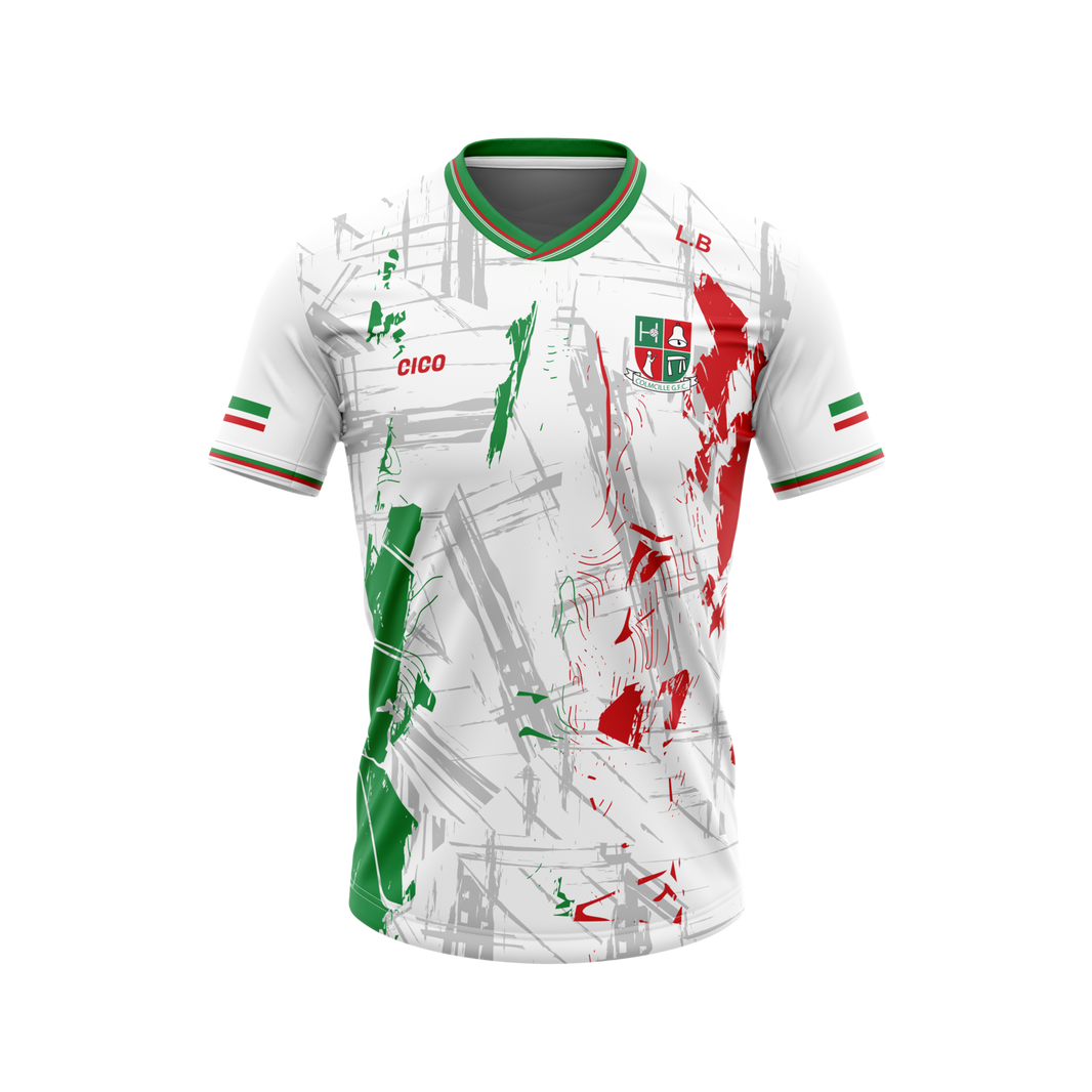 Colmcille GFC Unisex White Jersey front