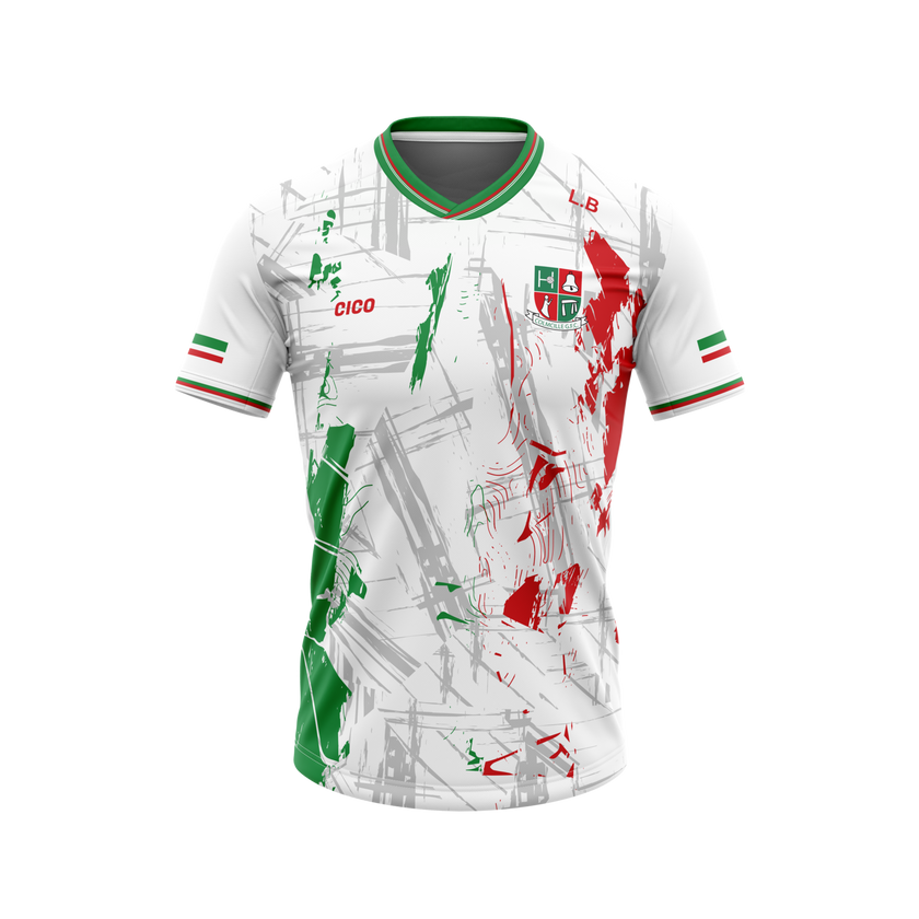 Colmcille GFC Unisex White Jersey front