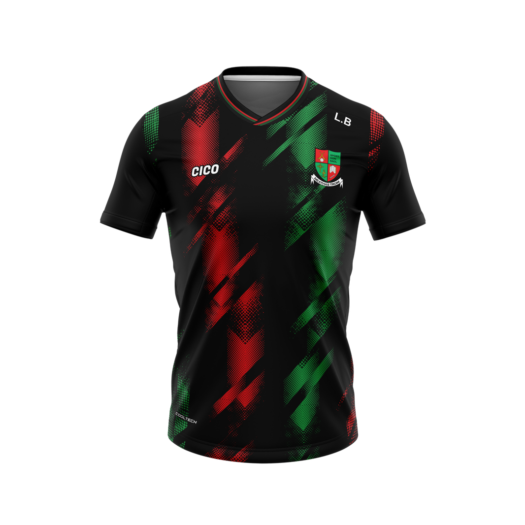Mostrim GAA Unisex Black Training Jersey front