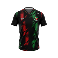 Mostrim GAA Unisex Black Training Jersey front