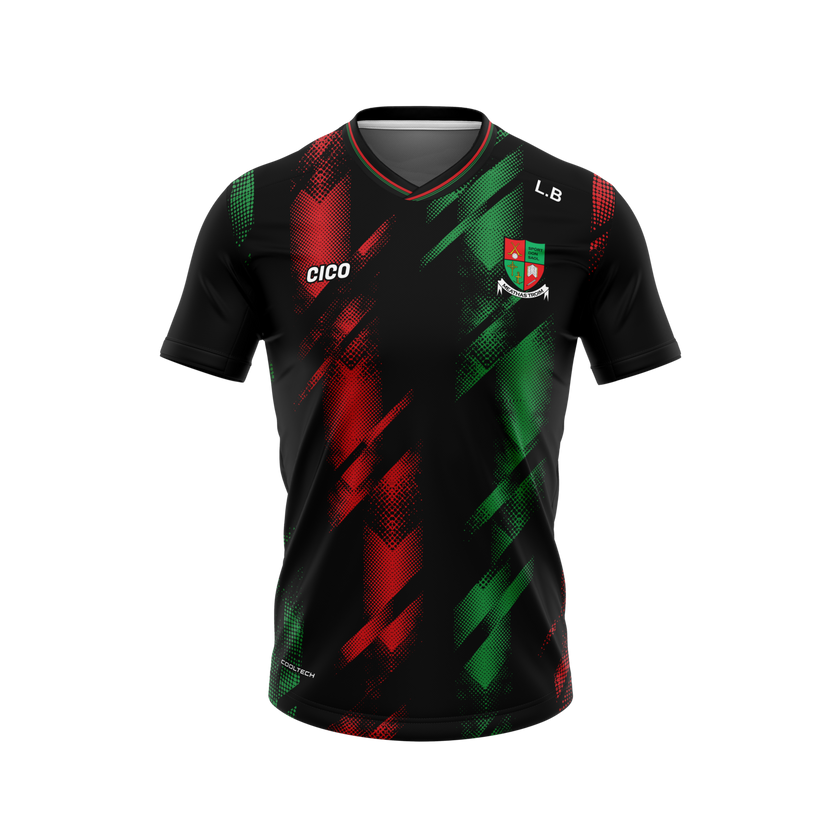 Mostrim GAA Unisex Black Training Jersey front