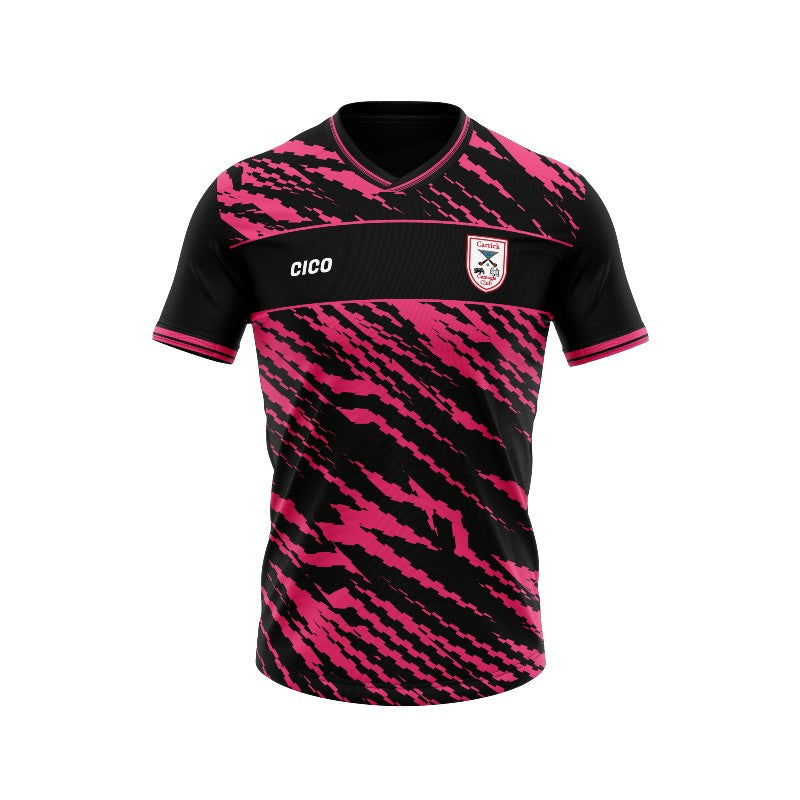 Carrick Camogie Club Kid's Black Training Jersey