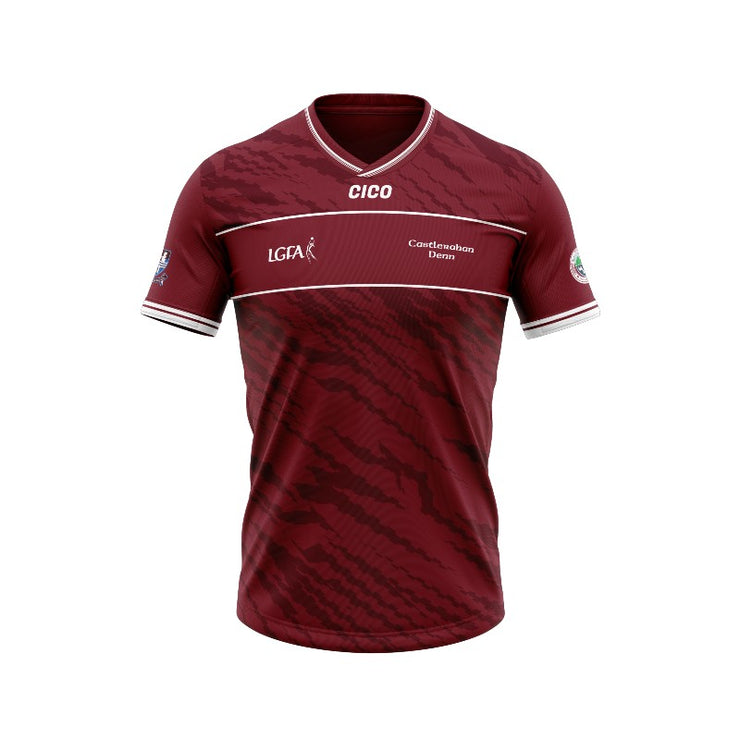 Castlerahan Denn LGFA Kid's Maroon Training Jersey