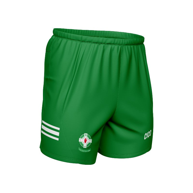 Cootehill Celtic LGFA Kid's Green Gaelic Shorts