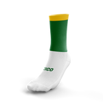 Shercock GAA & LGFA green and white crew socks - GAA club merchandise