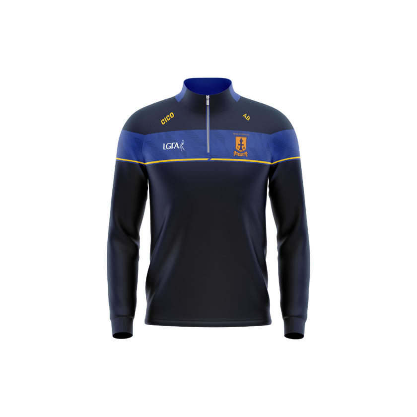 Dromard Ladies GAA Kid's Half Zip front