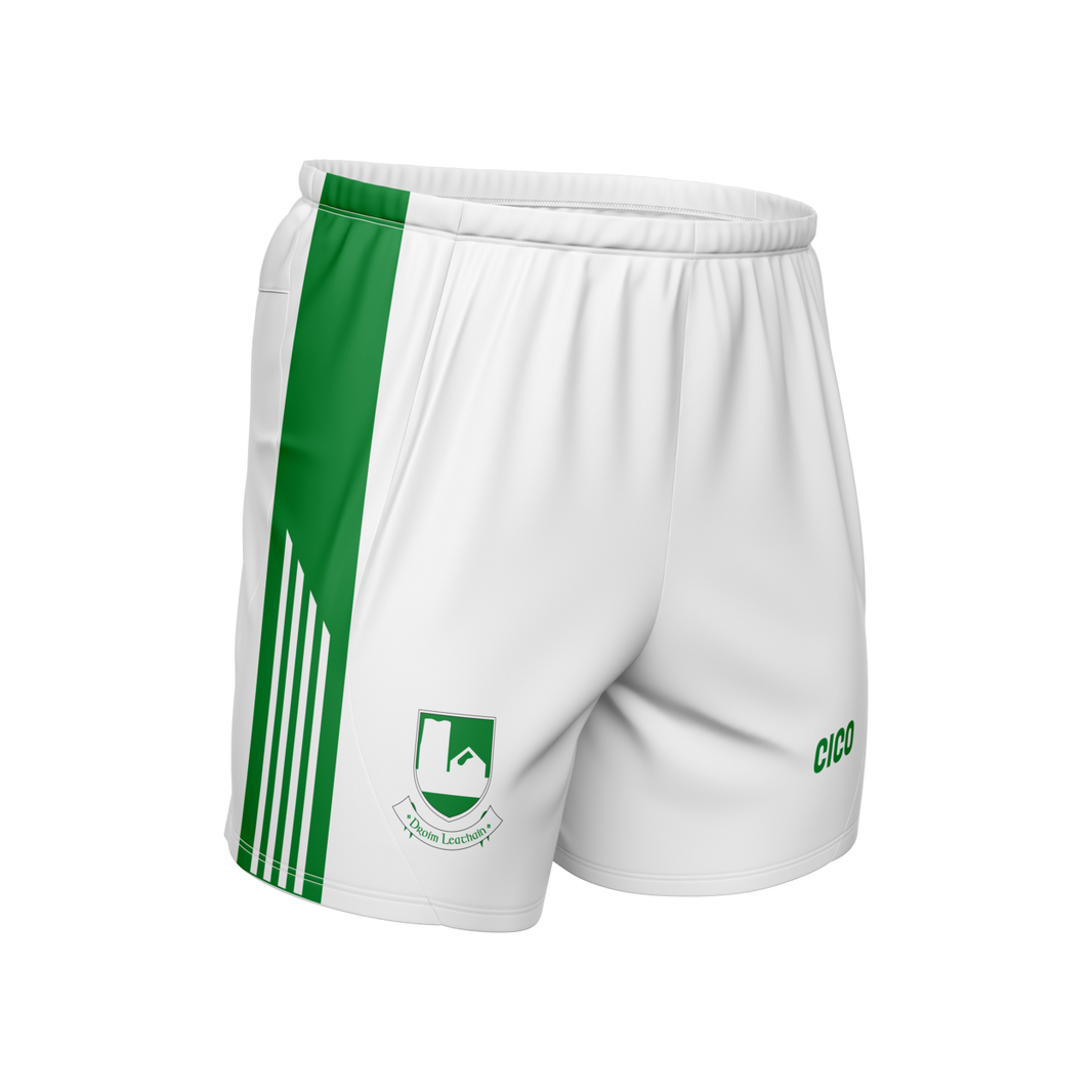 Drumlane GAA Adult White Gaelic Shorts