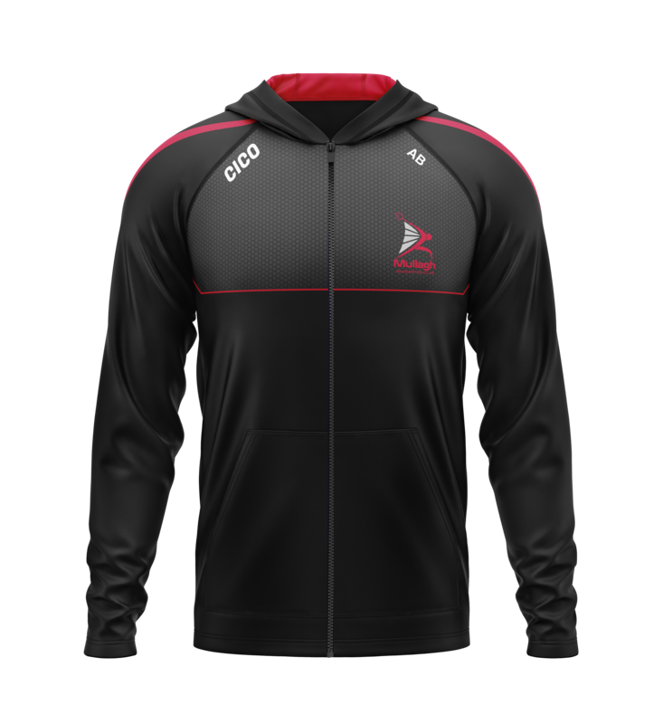 Mullagh Badminton Black Full-zip Hoodie