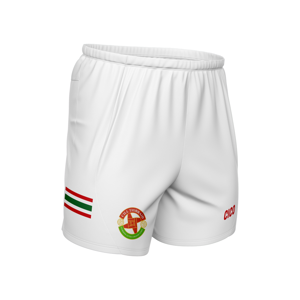 Kiltubrid GAA white Gaelic shorts