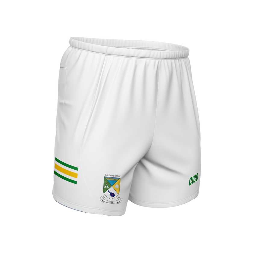 Ballymachugh GAA Kid's White Gaelic Shorts