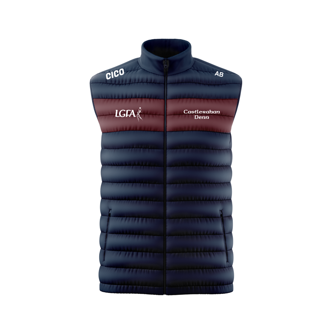 Castlerahan-Denn LGFA kid's navy and maroon gilet - LGFA clothing