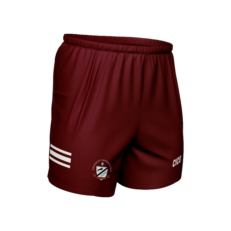 Kenagh St. Dominic's GAA Adult Maroon Gaelic Shorts