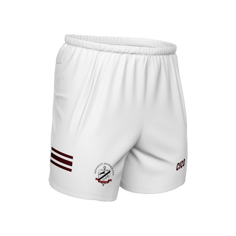 Kenagh St. Dominic's GAA Adult White Gaelic Shorts