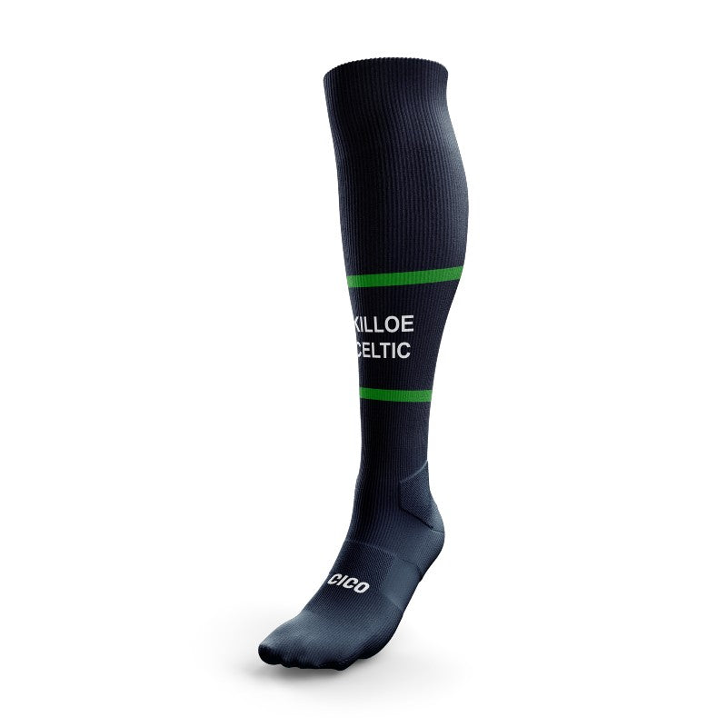 Killoe Celtic FC Custom Navy Long Socks