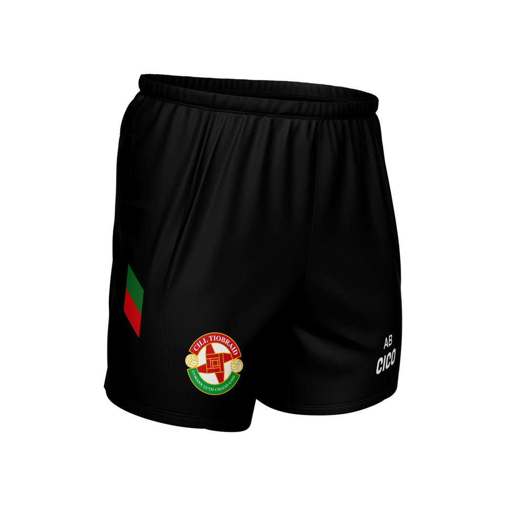 Kiltubrid GAA black leisure shorts