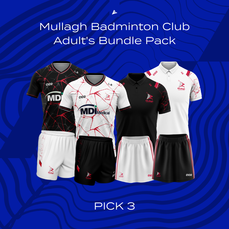 Mullagh Badminton Club Adult's Bundle Pack
