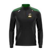 Meath Taekwondo Unisex Half Zip - Black & Green