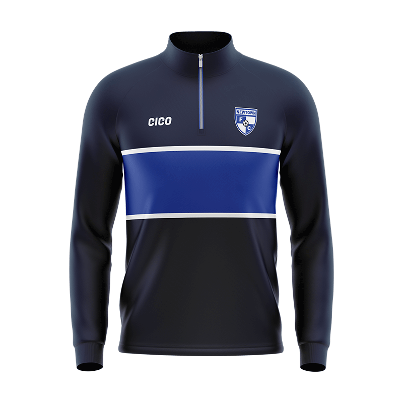 Newtown FC Kid's Retro Half Zip
