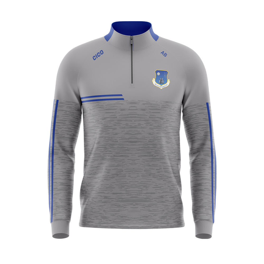 Oldcastle GAA & LGFA Silver Unisex Half Zip