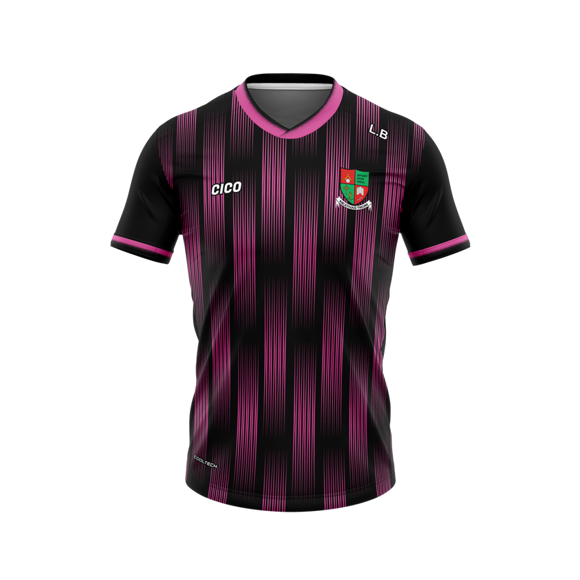 Mostrim GAA Unisex Pink Training Jersey front