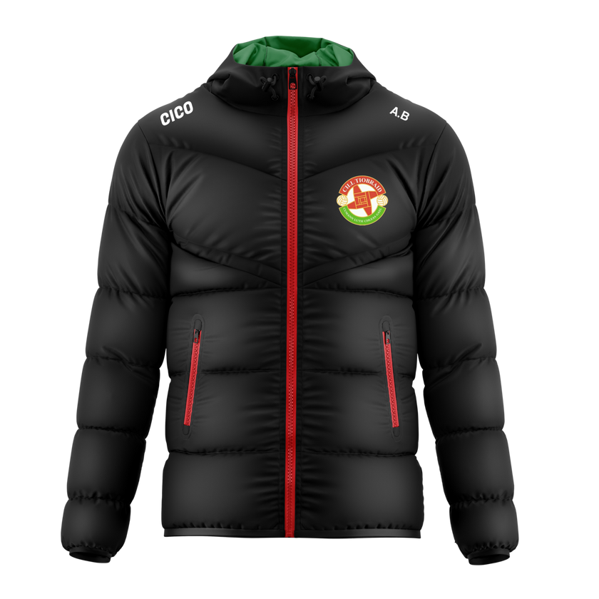 Kiltubrid GAA black puffer jacket