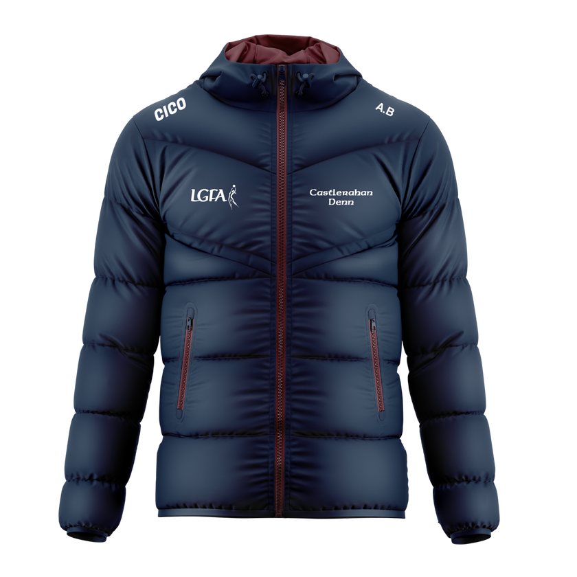 Castlerahan-Denn LGFA kid's navy puffer jacket - LGFA clothing