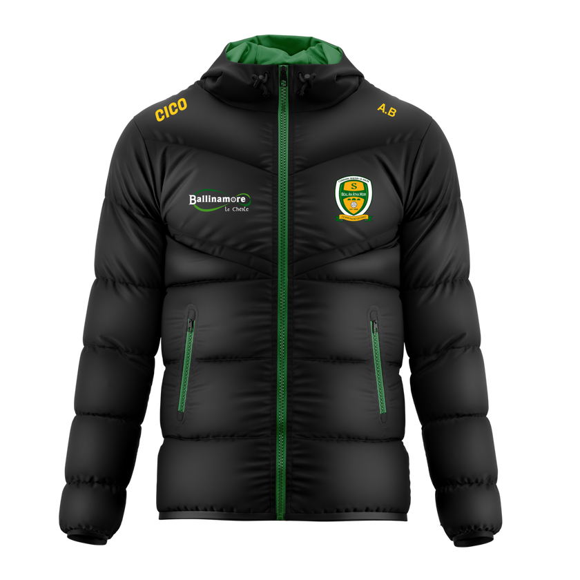 Ballinamore Sean O'Heslins GAA Unisex Puffer Jacket