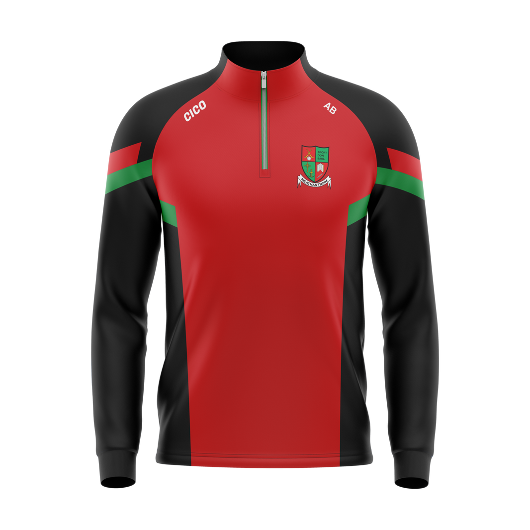 Mostrim GAA Unisex Red Half Zip