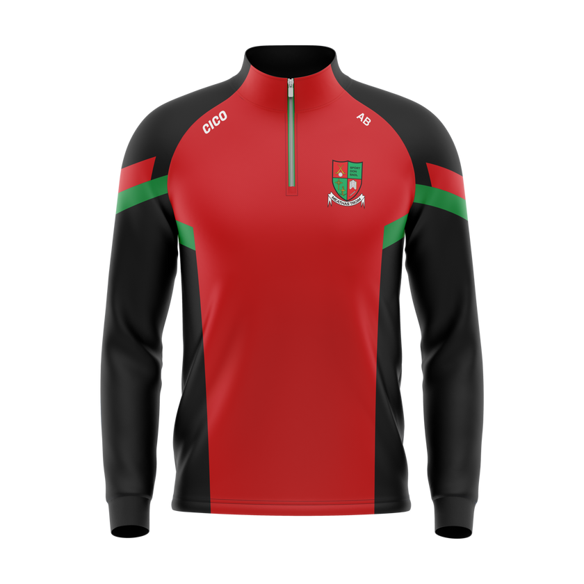 Mostrim GAA Unisex Red Half Zip