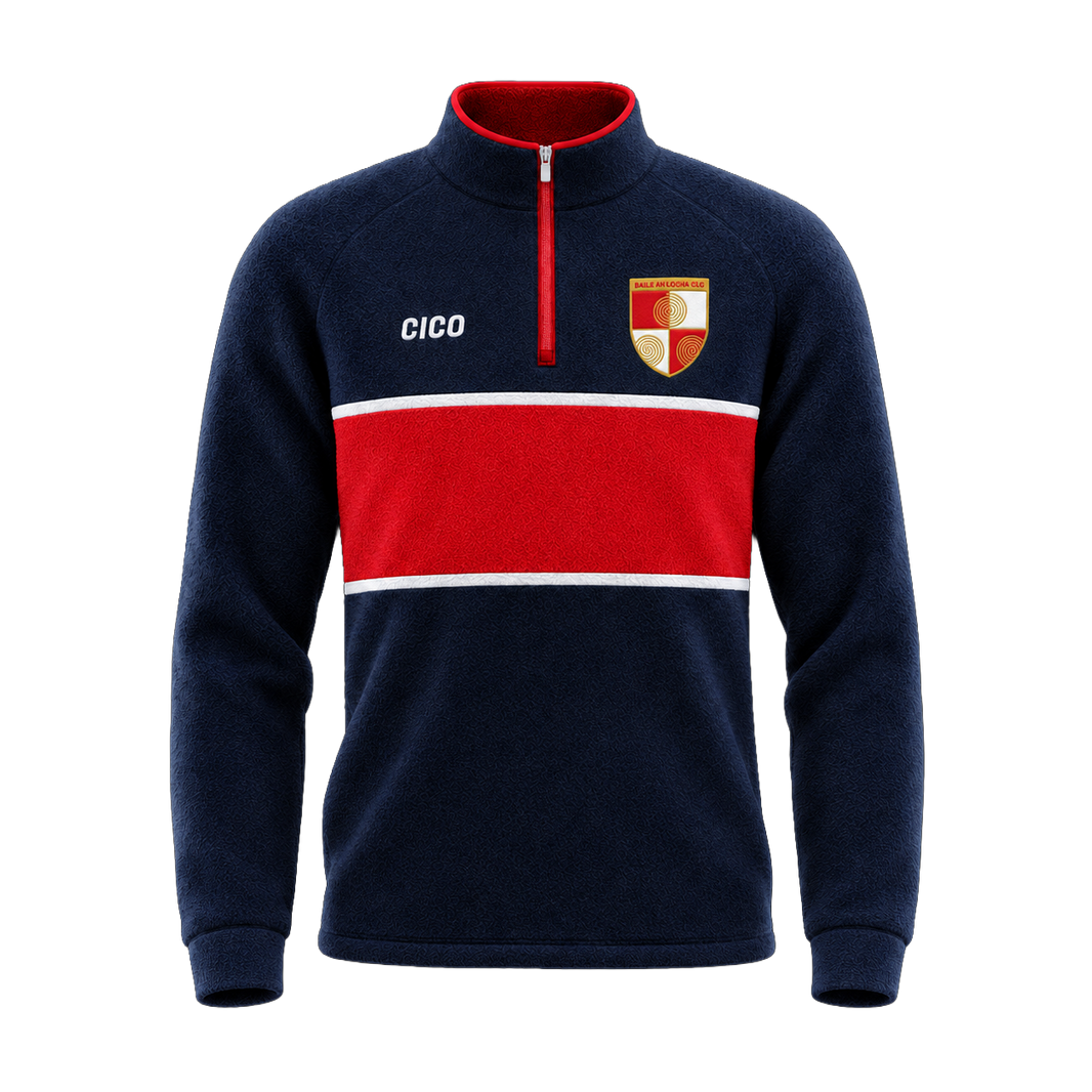 Ballinlough GFC Unisex Retro Fleece Half Zip