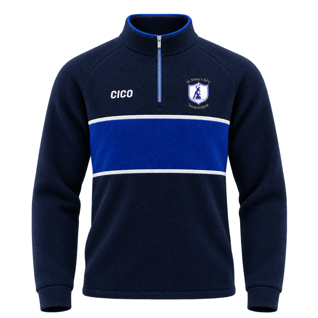Swanlinbar GAA Kid's Retro Fleece Half Zip