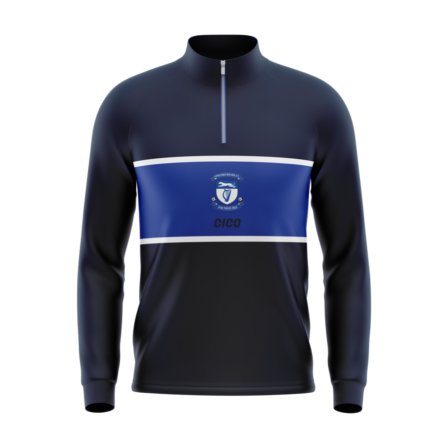 Longford Rovers FC Retro Half Zip