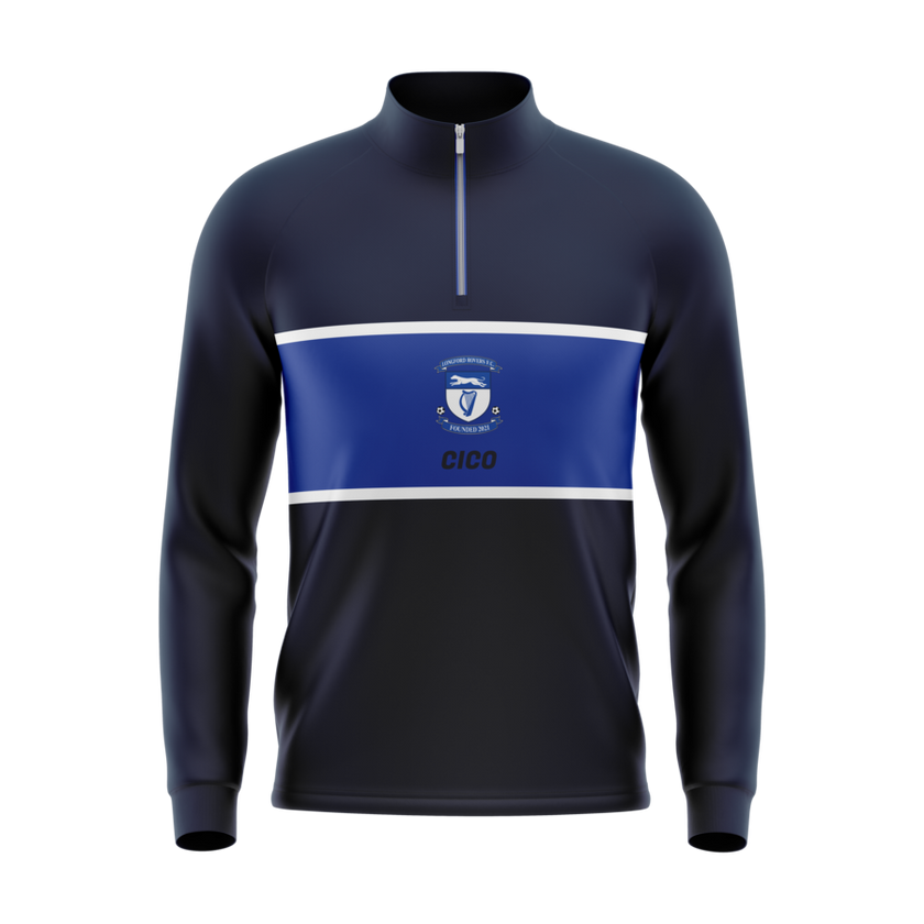 Longford Rovers FC Retro Half Zip