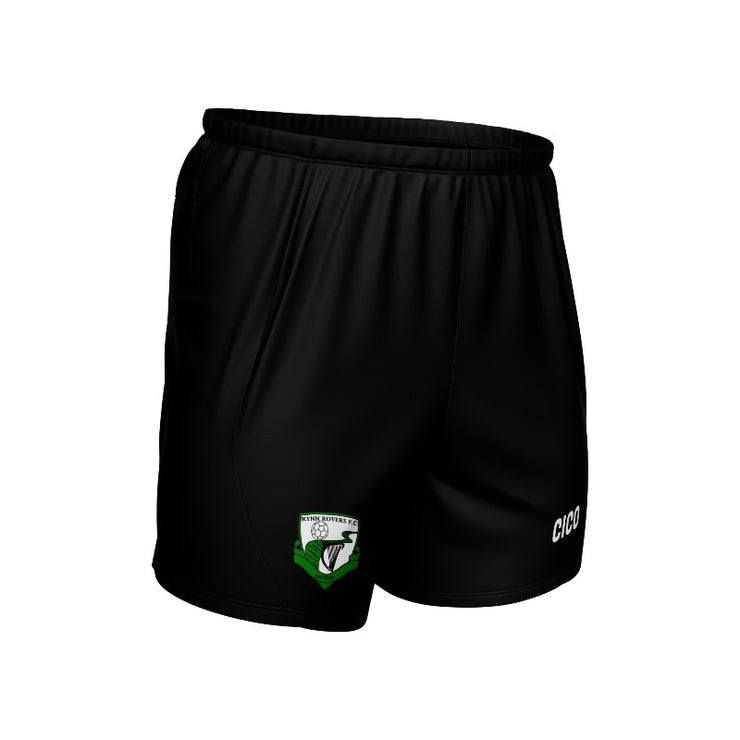 Rynn Rovers FC Adult Black Soccer Shorts